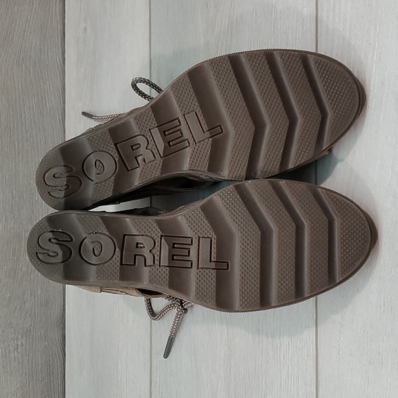 Sorel Women Joanie II Ankle Leather Lace Up Wedge Sandals shoes sz 9 - Picture 10 of 11